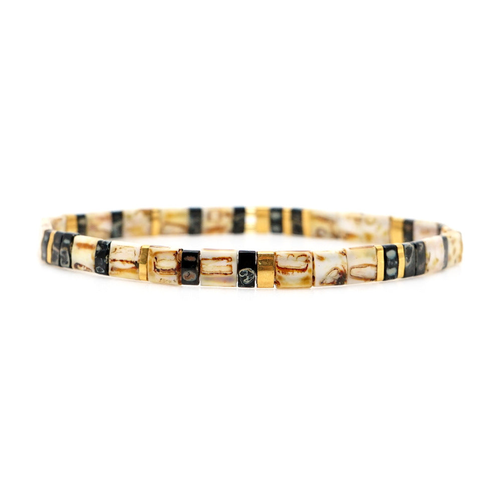 Wholesale Bohemian Couples Tila Beads Bracelet